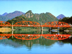 Scenery near the Kaetsu Brewery in Niigata Japan