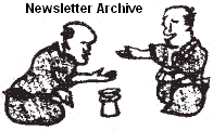 Cartoon Image of Two Guys Drinking Sake