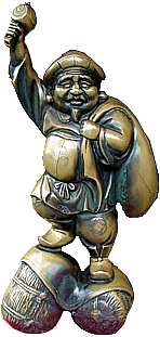 Daikoku -- Japanese God of Commerce (statue at Kiyomizudera)