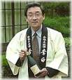 President Tanaka Seijiro of Rihaku Shuzo Brewery