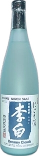 Rihaku Dreamy Clouds Nigori Sake, Tokubetsu Junmai, by Rihaku Brewery of Japan Rihaku Dreamy Clouds Nigori Sake, Tokubetsu Junmai, by Rihaku Brewery of Japan